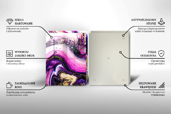 Work surface savers Abstraction design gold