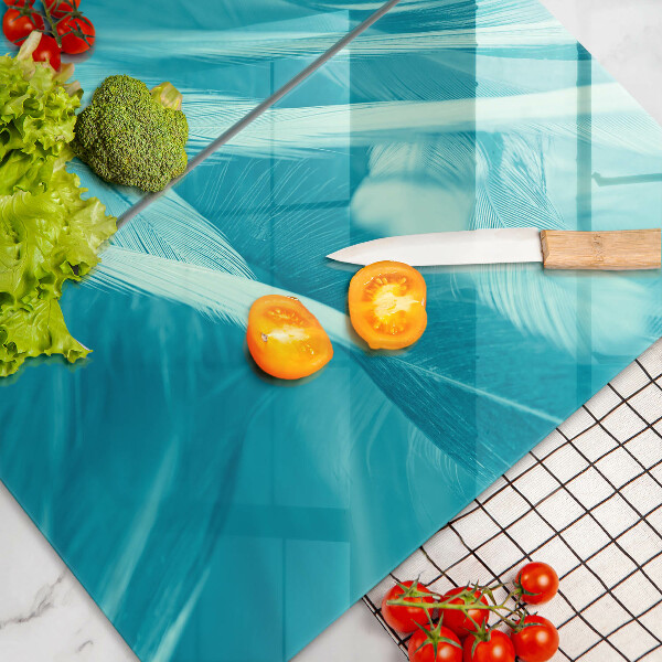 Induction hob cover Delicate feathers