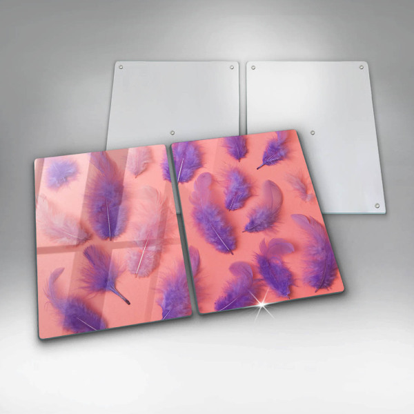 Induction hob cover Fluffy feathers