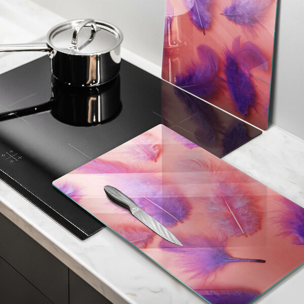 Induction hob cover Fluffy feathers