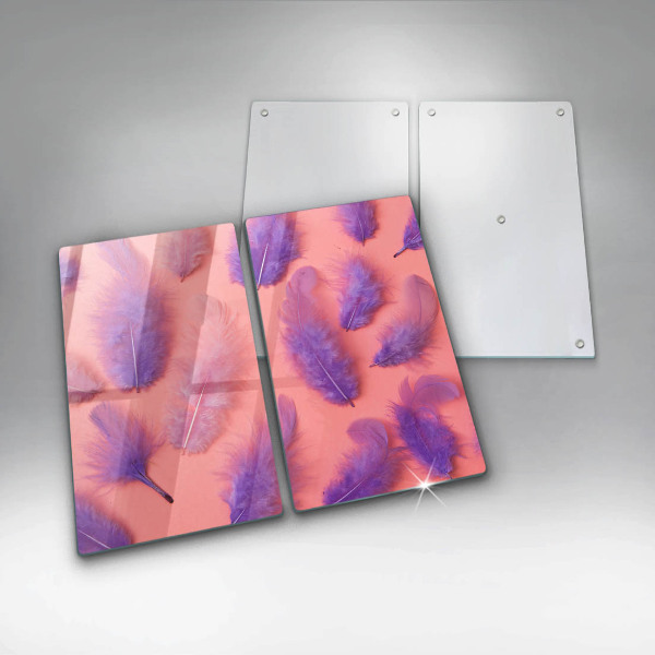 Induction hob cover Fluffy feathers