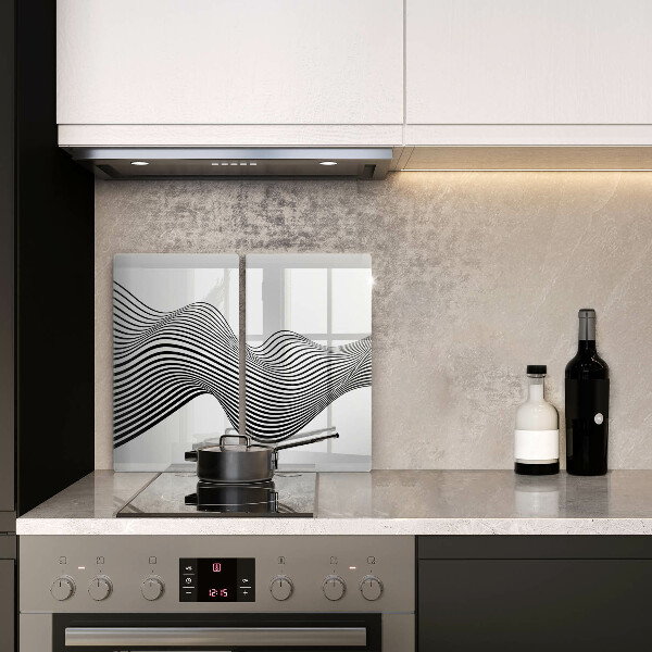 Induction hob cover Linear abstraction