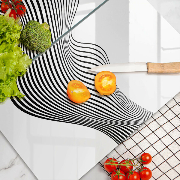 Induction hob cover Linear abstraction