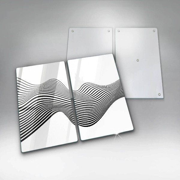 Induction hob cover Linear abstraction