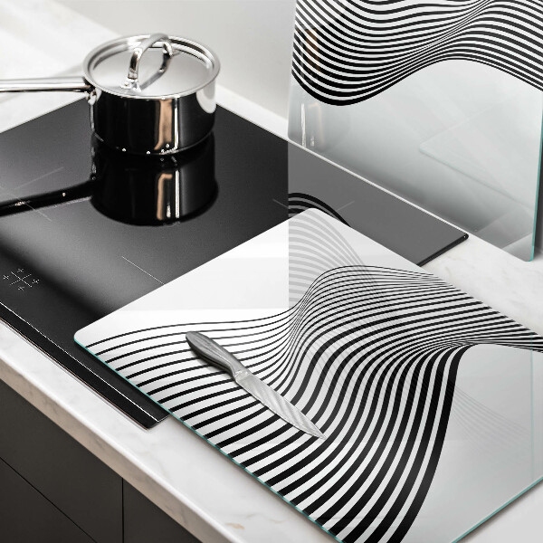 Induction hob cover Linear abstraction