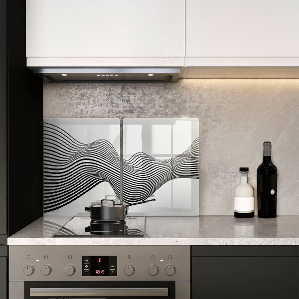 Induction hob cover Linear abstraction