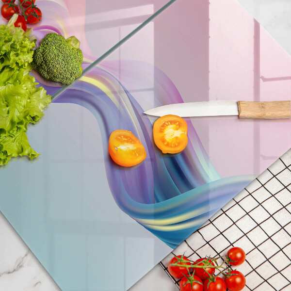 Induction hob cover Pastel abstraction