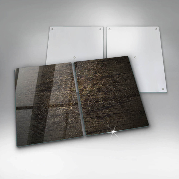 Induction hob cover Wood texture