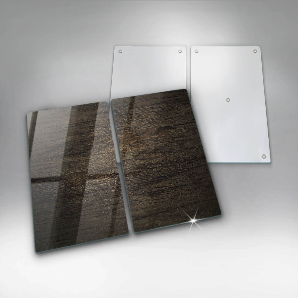 Induction hob cover Wood texture