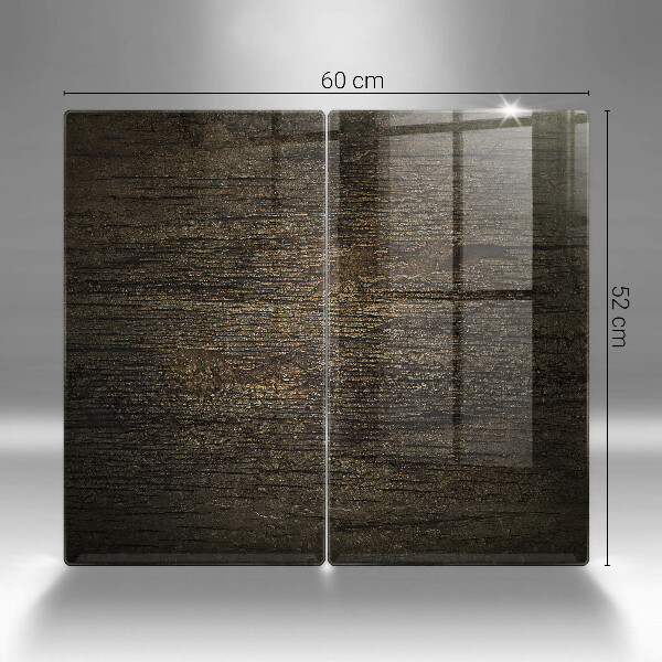 Induction hob cover Wood texture