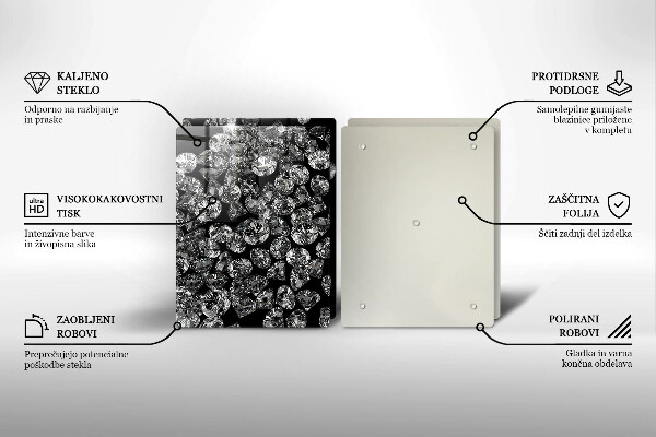 Induction hob cover Diamonds