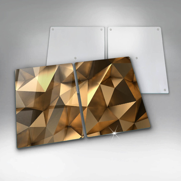 Induction hob cover Background abstraction structure