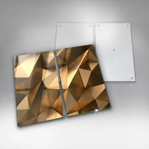 Induction hob cover Background abstraction structure