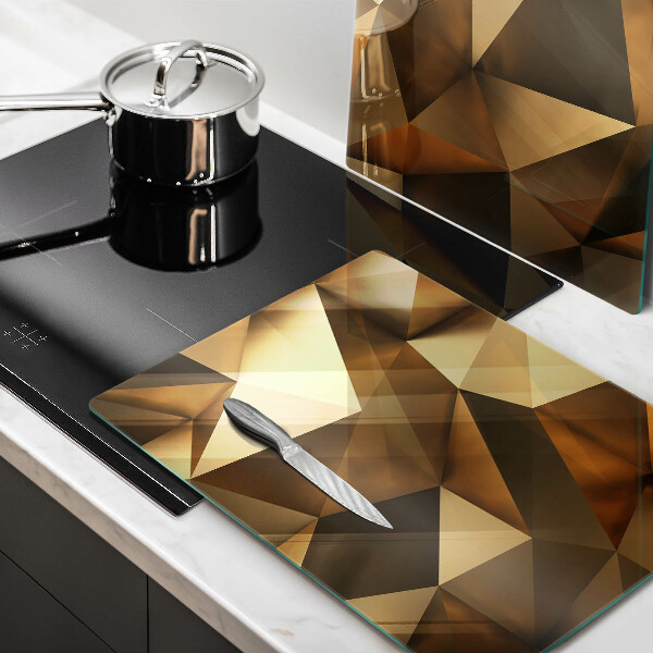 Induction hob cover Background abstraction structure