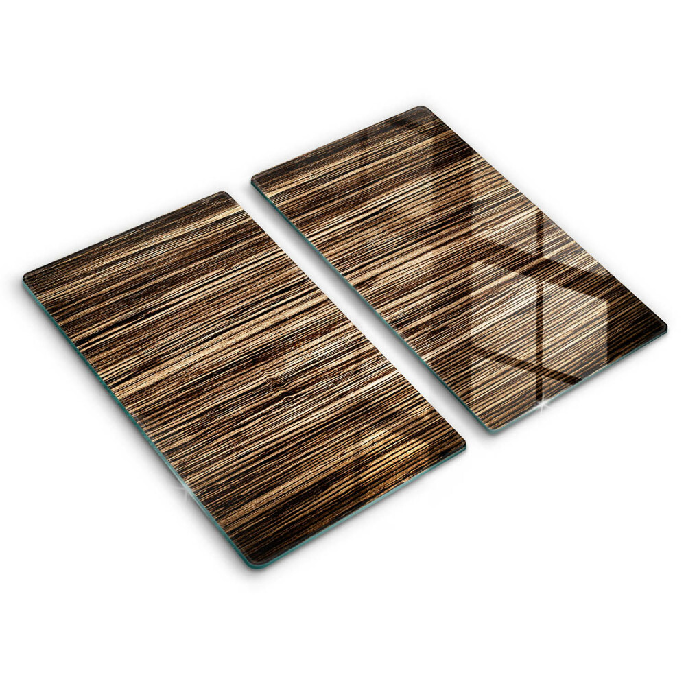 Induction hob cover Wood texture