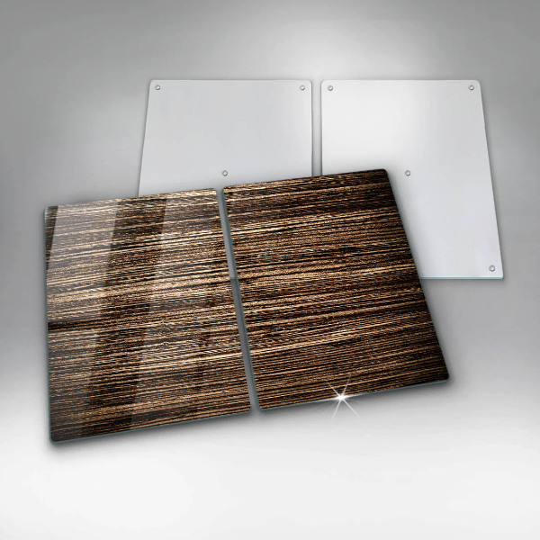 Induction hob cover Wood texture