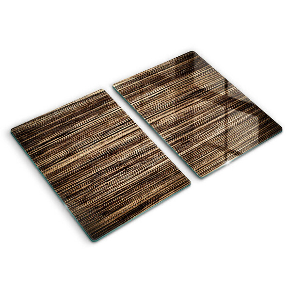 Induction hob cover Wood texture
