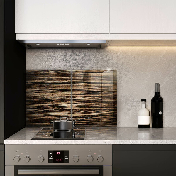 Induction hob cover Wood texture