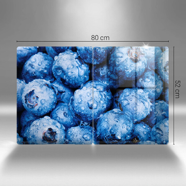Induction hob cover Juicy blueberries
