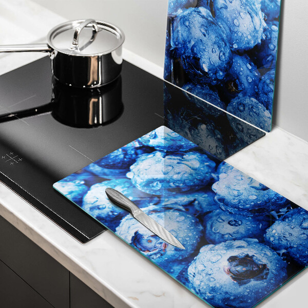 Induction hob cover Juicy blueberries