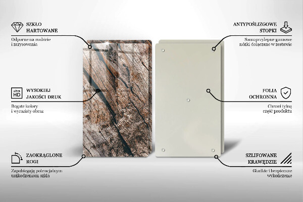 Kitchen worktop protector Wood structure