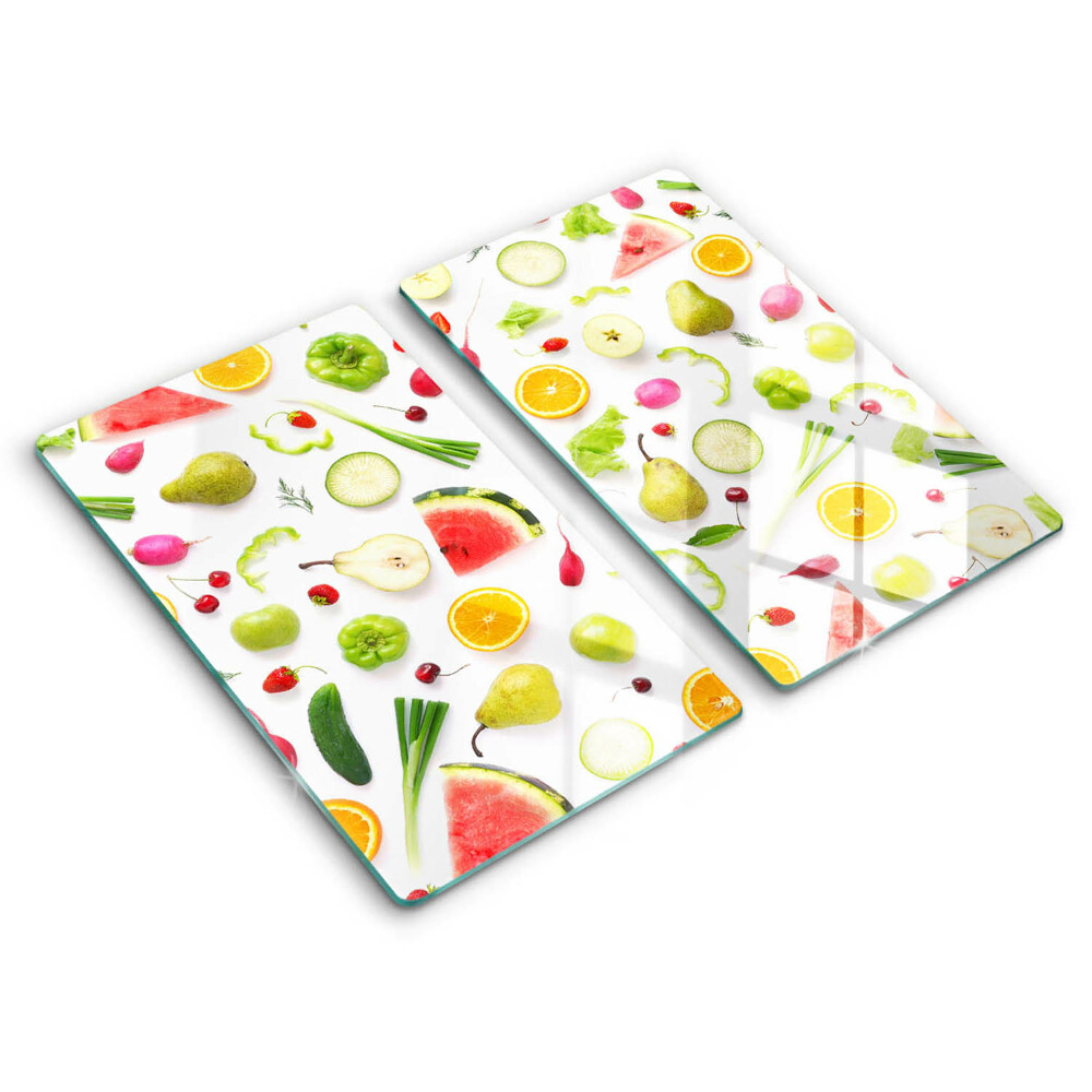 Kitchen worktop protector Fruit and vegetables pattern