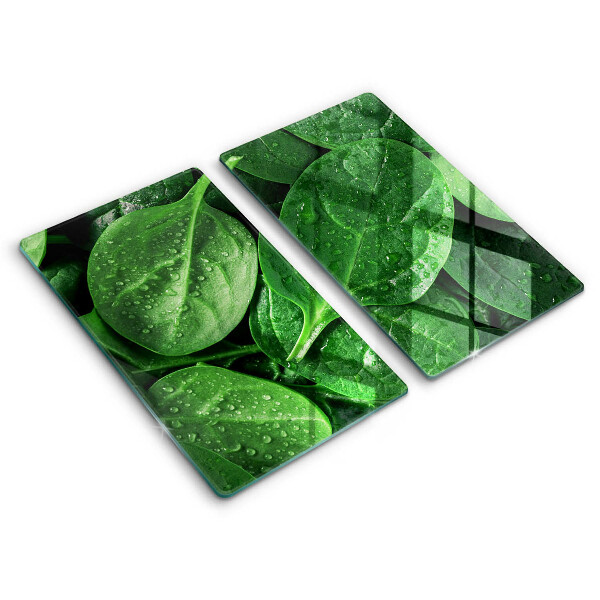 Kitchen worktop protector Basil leaves