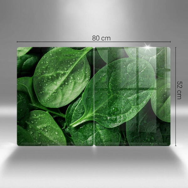 Kitchen worktop protector Basil leaves