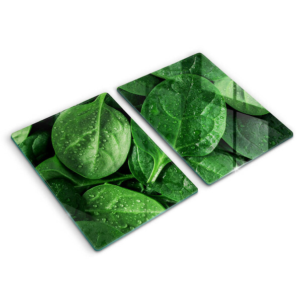 Kitchen worktop protector Basil leaves