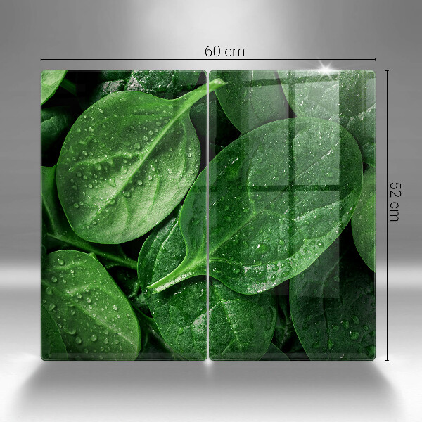 Kitchen worktop protector Basil leaves