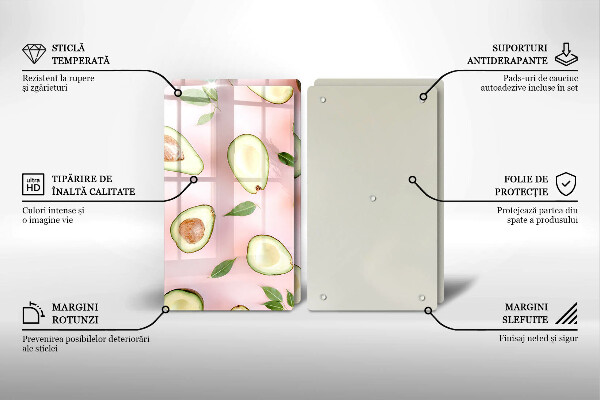 Work surface savers Avocado pattern