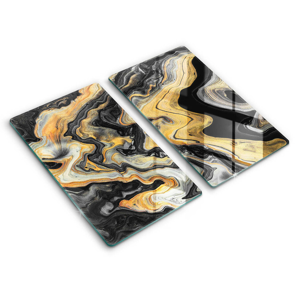 Induction hob cover Abstract structure