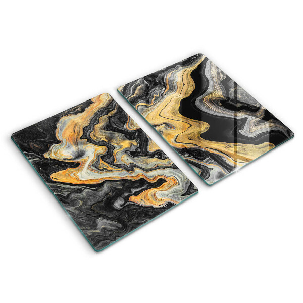 Induction hob cover Abstract structure