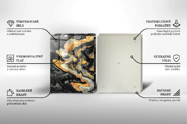 Induction hob cover Abstract structure