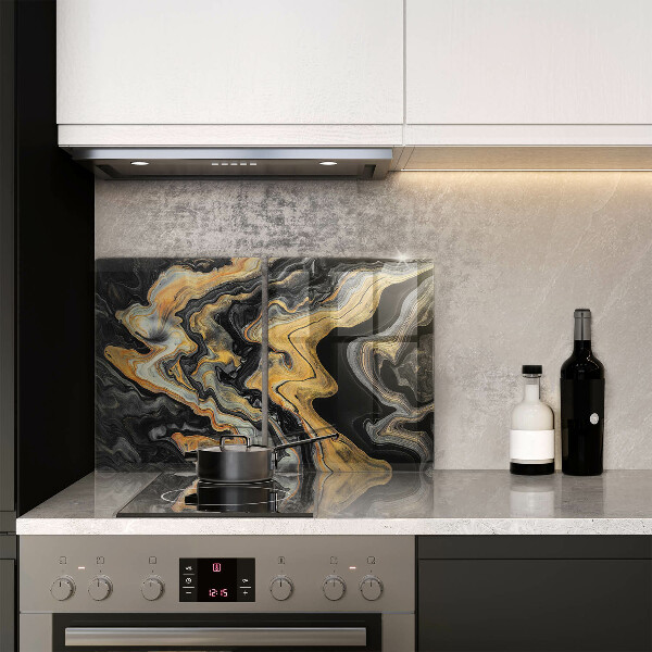 Induction hob cover Abstract structure