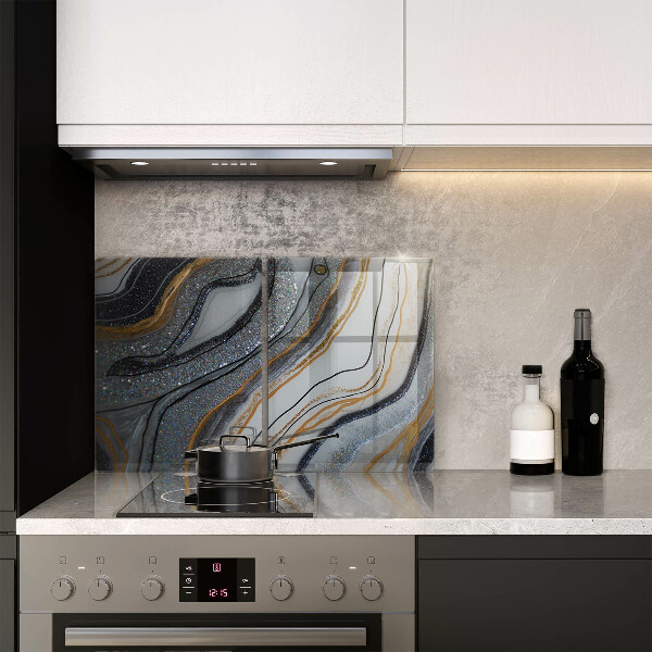 Work surface savers Rock with gold