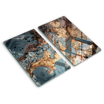 Induction hob cover Golden Rock structure