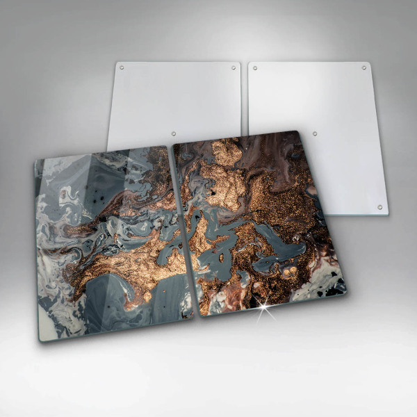 Induction hob cover Golden Rock structure