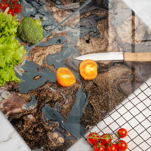 Induction hob cover Golden Rock structure