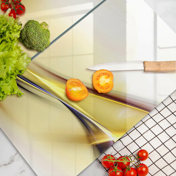 Induction hob cover Abstraction light lines