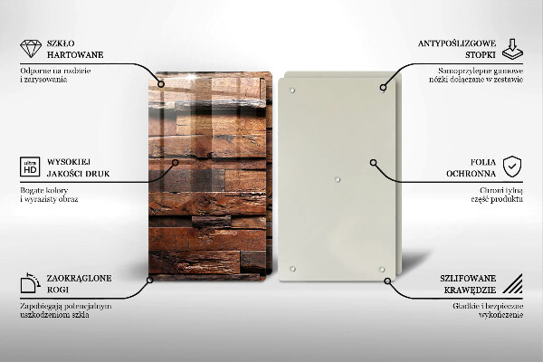 Kitchen worktop protector Decorative wood boards