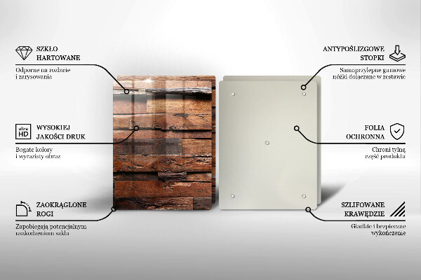 Kitchen worktop protector Decorative wood boards