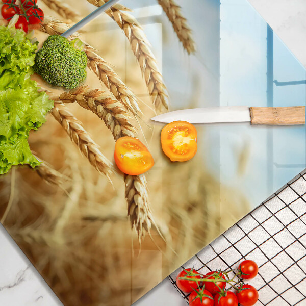 Induction hob cover Cereals in the field