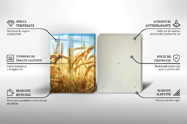 Induction hob cover Cereals in the field