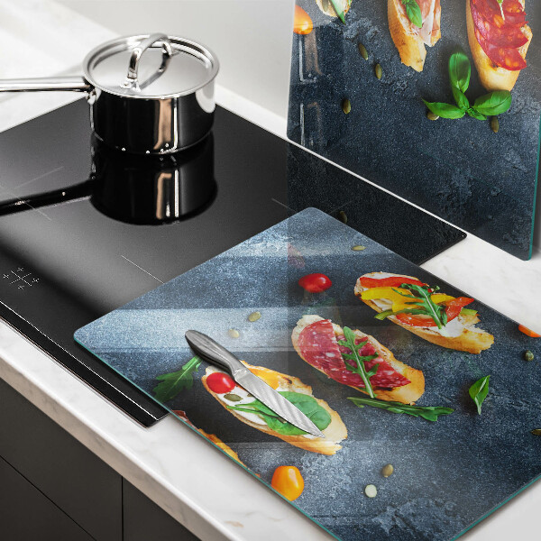 Induction hob cover Colorful Sandwiches