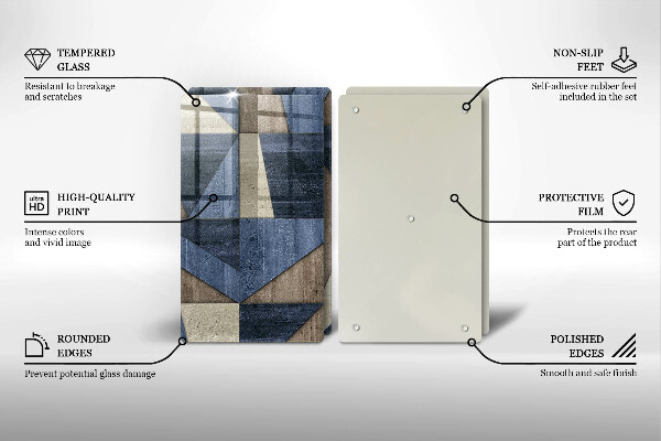 Work surface savers Geometric abstraction