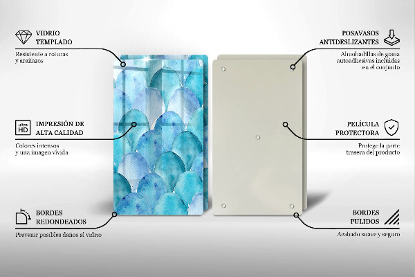 Work surface savers Watercolor scales