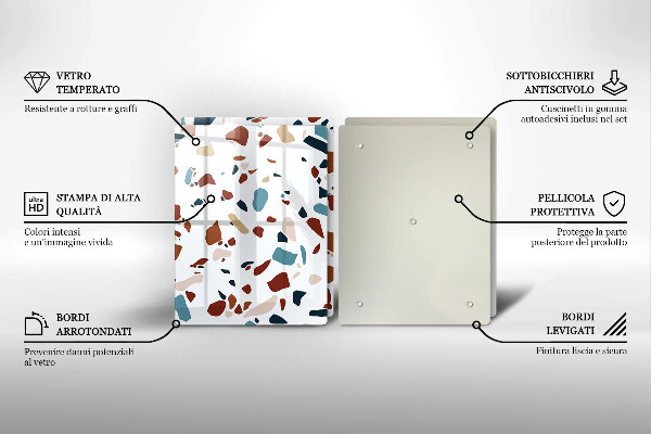 Work surface savers Decorative stone