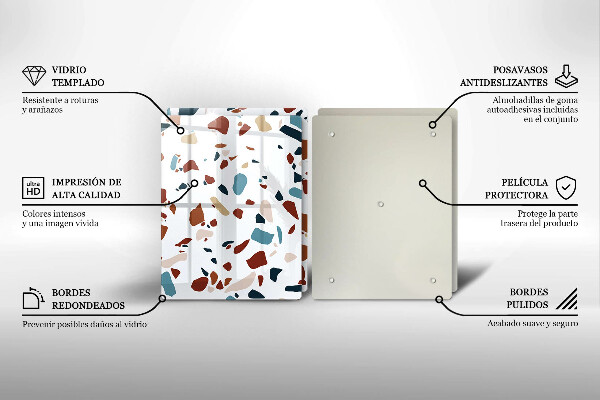 Work surface savers Decorative stone