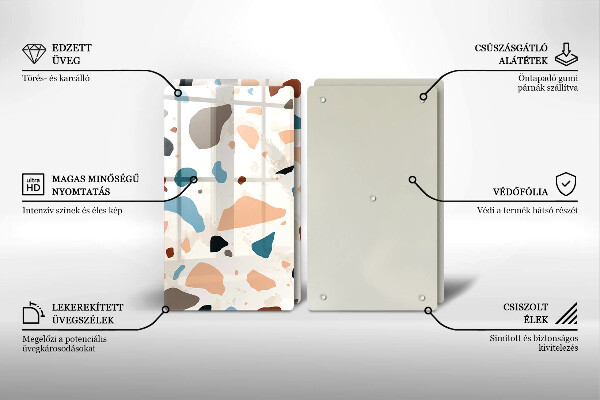 Work surface savers Decorative stone stone